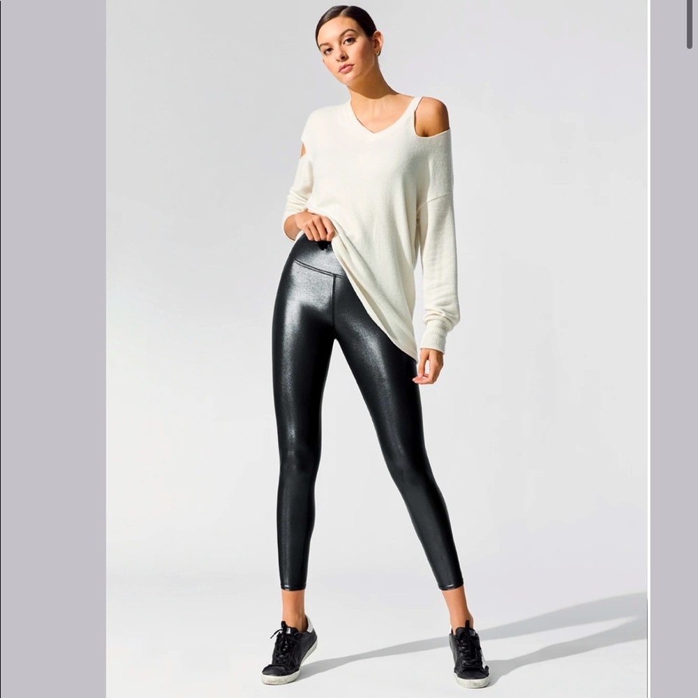 High Rise 7/8 Legging in Takara Shine // Black XS